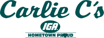 Carlie C's IGA Logo