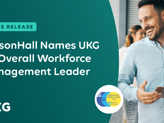 NelsonHall Names UKG Overall Workforce Management Leader